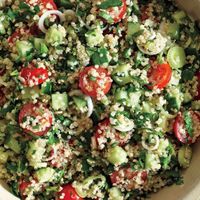Grab and go quinoa salad   at SunnySide Coffee in Tawas City