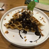 Waffles   at Sauce Tree Sanur: Plant Based Cafe in Sanur