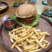 Burger  at Sauce Tree Sanur: Plant Based Cafe in Sanur