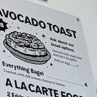 Menu at Rise Up Coffee in Cambridge