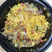 Bhel - this was delicious! It’s a form of chaat, or Indian street food. Vegan by default.   at The Twist Indian Grill in Dayton