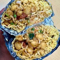 Vegan curry burrito (build your own)  at The Twist Indian Grill in Dayton