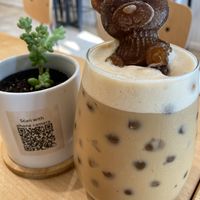 Iced coffeee  at Red's Leaf Café in Metuchen