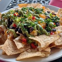 Loaded Nachos at Red's Leaf Café in Metuchen