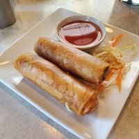 Spring rolls at Basil Babe in Ypsilanti