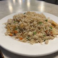 Pineapple Fried Rice: has to be requested to be made vegan. Staff recommended it and it was perfect for what I wantedd  at Basil Babe in Ypsilanti