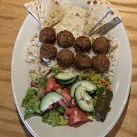 Falafel platter  at Med Box Grill in Chanhassen