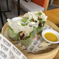 Spring rolls  at Lounge del Brujo Centro Histórico in Arequipa