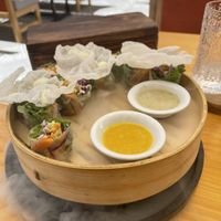 Vegan fresh rolls  at Lounge del Brujo Centro Histórico in Arequipa