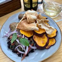 Chicharrón Arequipeño at Lounge del Brujo Centro Histórico in Arequipa