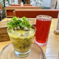 Leche de tigre  at Lounge del Brujo Centro Histórico in Arequipa