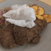 Chicharron at Lounge del Brujo Centro Histórico in Arequipa