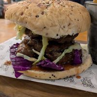 Buffalo chicken sandwich at Lounge del Brujo Centro Histórico in Arequipa