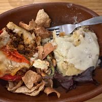 Ricotto pepper & papas at Lounge del Brujo Centro Histórico in Arequipa