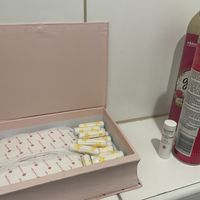 Free period products in the restroom💗 at Vox Libri in Vienna