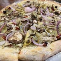 Vegan Pesto Chicken  at The Mitten Brewing Co in Grand Rapids