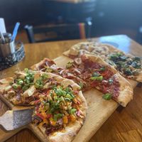 Mitten Brewing - Vegan Pizza Flight  at The Mitten Brewing Co in Grand Rapids