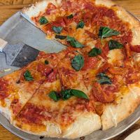 Vegan Margherita at The Mitten Brewing Co in Grand Rapids