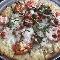 Gf pizza with vegan cheese  at The Mitten Brewing Co in Grand Rapids