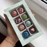 Vegan truffle box (€24 for😄 at Dulceria in Vienna