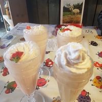 peanut butter milkshake was to die for at Duke Bullock's Vegan Cafe in Scarborough