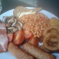 Full Engish at Duke Bullock's Vegan Cafe in Scarborough