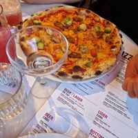 Christmas dinner pizza at Pizza Punks in Nottingham