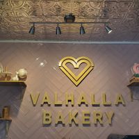 Inside sign at Valhalla Bakery in Orlando