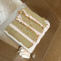 almond rose cake  at Valhalla Bakery in Orlando