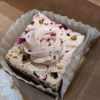 Pistachio rose at Valhalla Bakery in Orlando