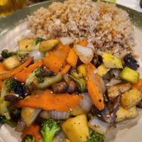 Nagoya: Hibachi Vegetables with Fried Rice at Nagoya Sushi Bar and Japanese Steak House in Ashburn