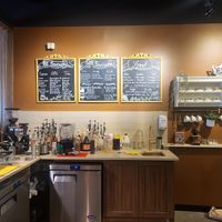 Order counter at Beyond Cafe in Ottawa