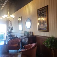 40s 50s interior at Beyond Cafe in Ottawa