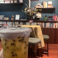 Passion fruit and vegan cream  at Cuffeine: Plant-based Coffee in Phnom Penh