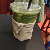 Oat Matcha Latte at Cuffeine: Plant-based Coffee in Phnom Penh