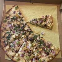 vegan chicken tikki masala pizza   at Pizza Point in Burien