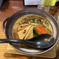   at Takesan Ramen - 長野土鍋ラーメン たけさん in Nagano