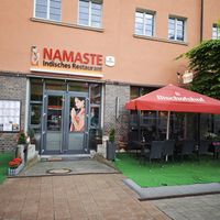 Outside at Namaste Indisches Restaurant in Regensburg