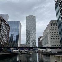 If you see this view, turn around 180 degrees and walk through the little park to get to Wood Wharf where Mallow is located. 😁  at Mallow - Canary Wharf in East London