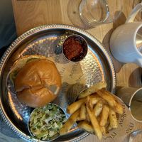 Chick’n parm burger  at Mallow - Canary Wharf in East London