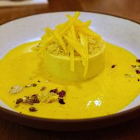 ras malai cheesecake at Mallow - Canary Wharf in East London