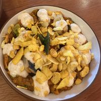 Bharta appetizer with leeks  at Mallow - Canary Wharf in East London
