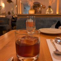 Velvet old fashioned at Mallow - Canary Wharf in East London