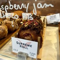 Supreme roll   at TheDorkyFrench Vegan Bakery in Glasgow