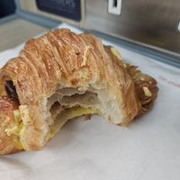 Ham and cheese croissant.  So good! at TheDorkyFrench Vegan Bakery in Glasgow