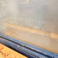 Yes, yes, it is. 🥰☕️🥐  at TheDorkyFrench Vegan Bakery in Glasgow