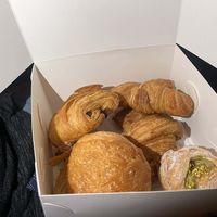 Selection of goodies   at TheDorkyFrench Vegan Bakery in Glasgow