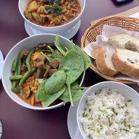 Curry and Goulash  at veganaf in Banska Bystrica