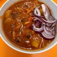 Goulash  at veganaf in Banska Bystrica