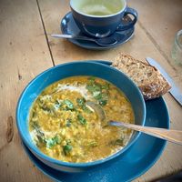 Coconut Dahl & Matcha Latte 💚  at hand:plant in Ilfracombe